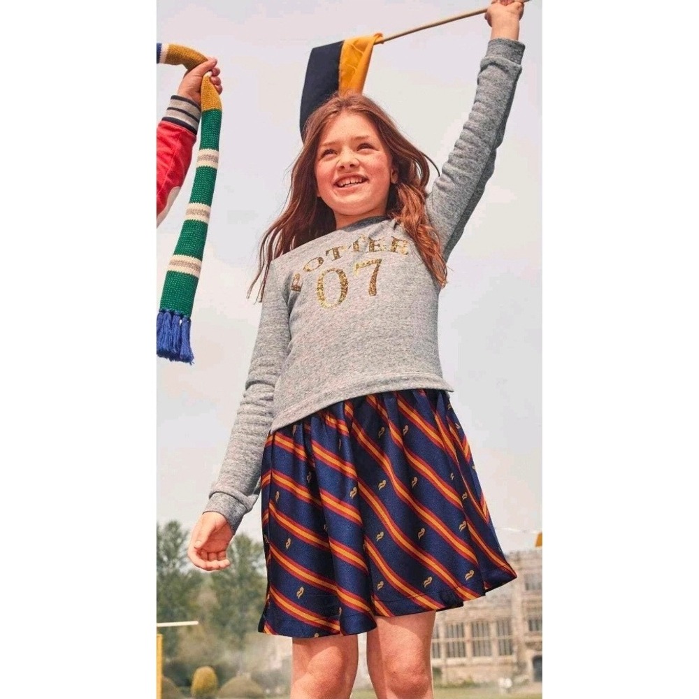 Mini Boden Harry Potter 07 Sequin Dress Skirt Girls 6Y 122cm